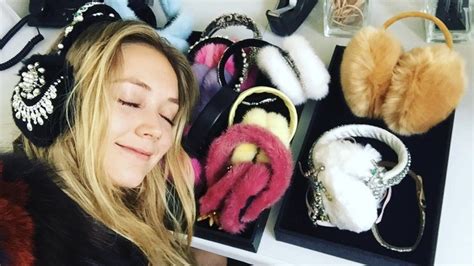 billie lourd earmuffs.